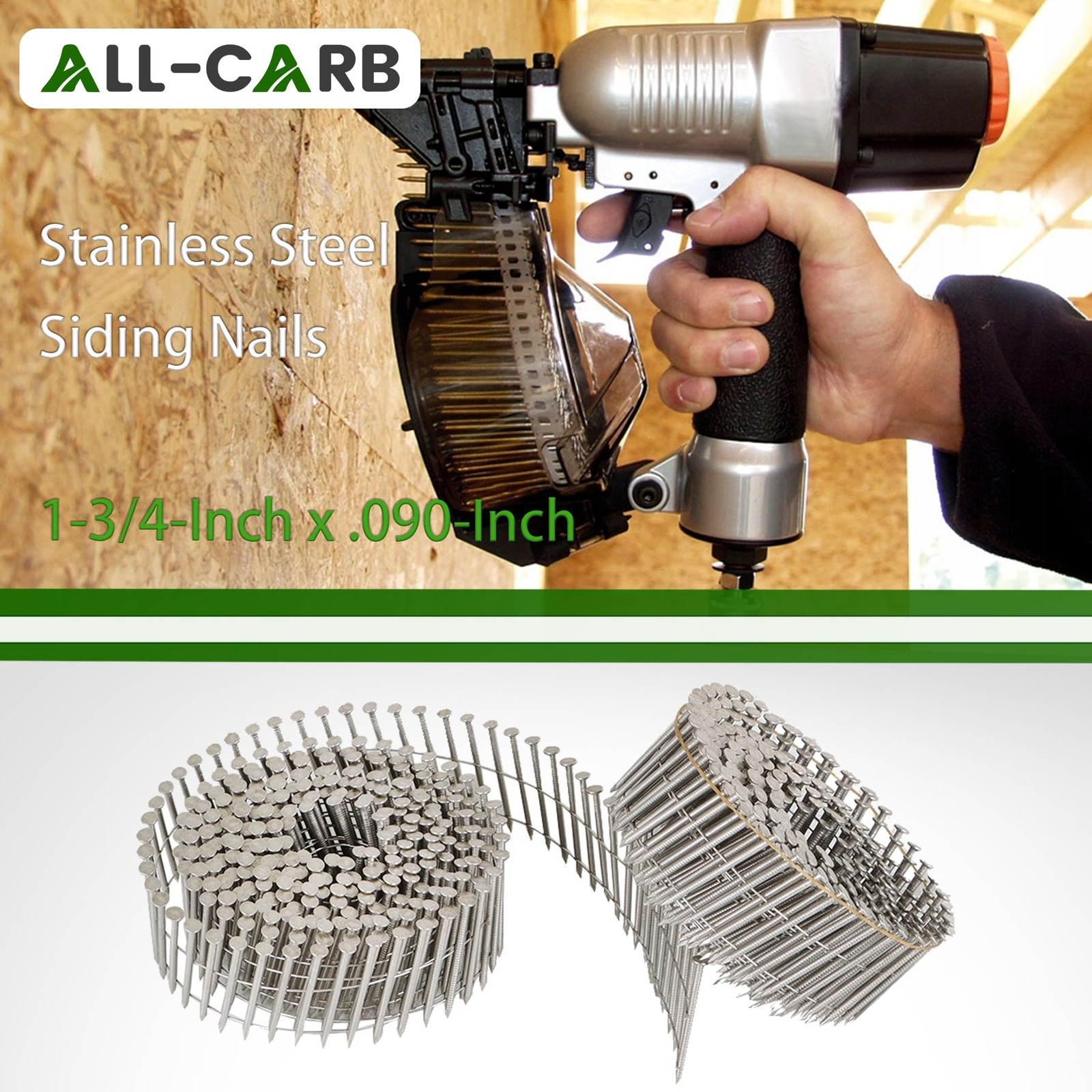 marddpair 3600 Count 13/4Inch x .090Inch 15Degree Ring Shank Stainless Steel ... gallery