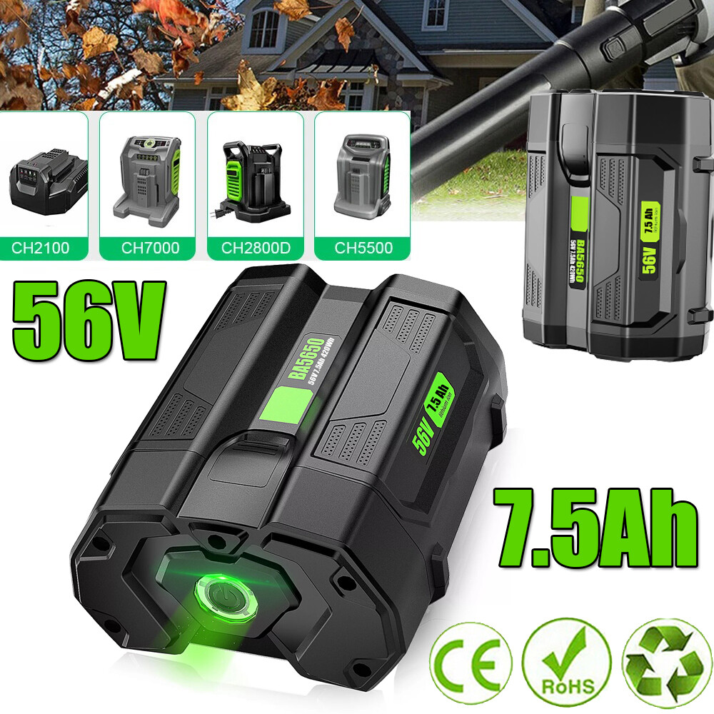7500mAh 56V Lithium Battery For EGO BA2800 BA4200 Tool Lawn Mower Leaf Blower gallery