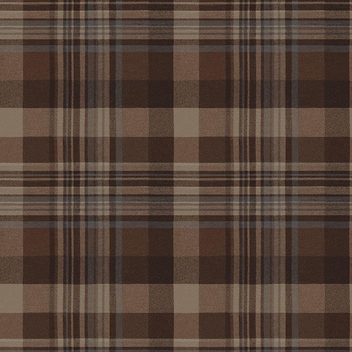 Wallpaper Dutton Plaid Rust with Blue, 56 Sq Ft Blots gallery