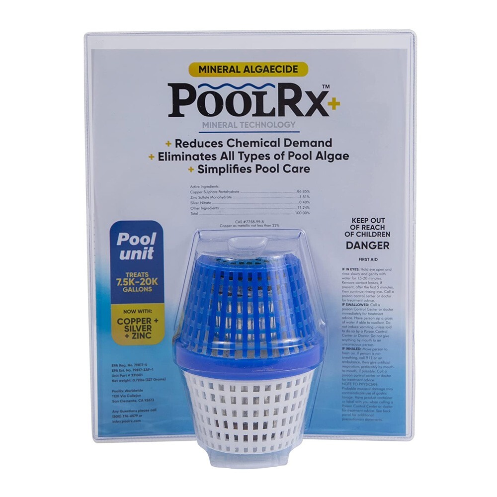 PoolRx Plus Blue Mineral Chemical Removes Algae Swimming Pools - (Various Size) gallery