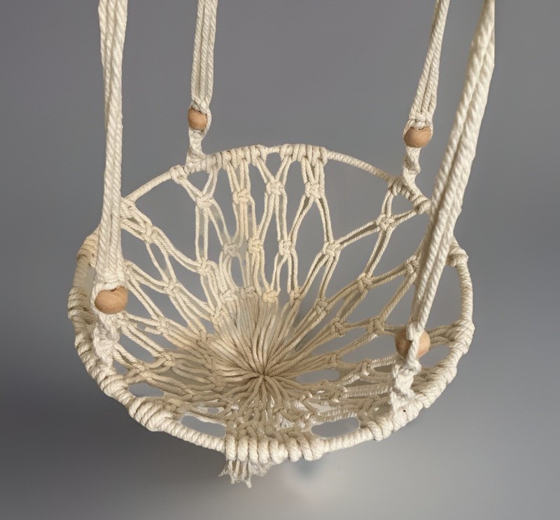 MACRAME CAT HAMMOCK, 40” gallery