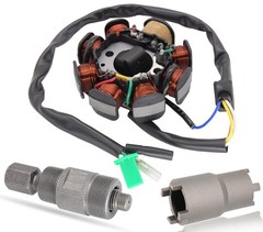 Ignition Stator Magneto AC 8 Pole 5 Wire Coil Scooter For GY6 50CC 60CC 80CC …
