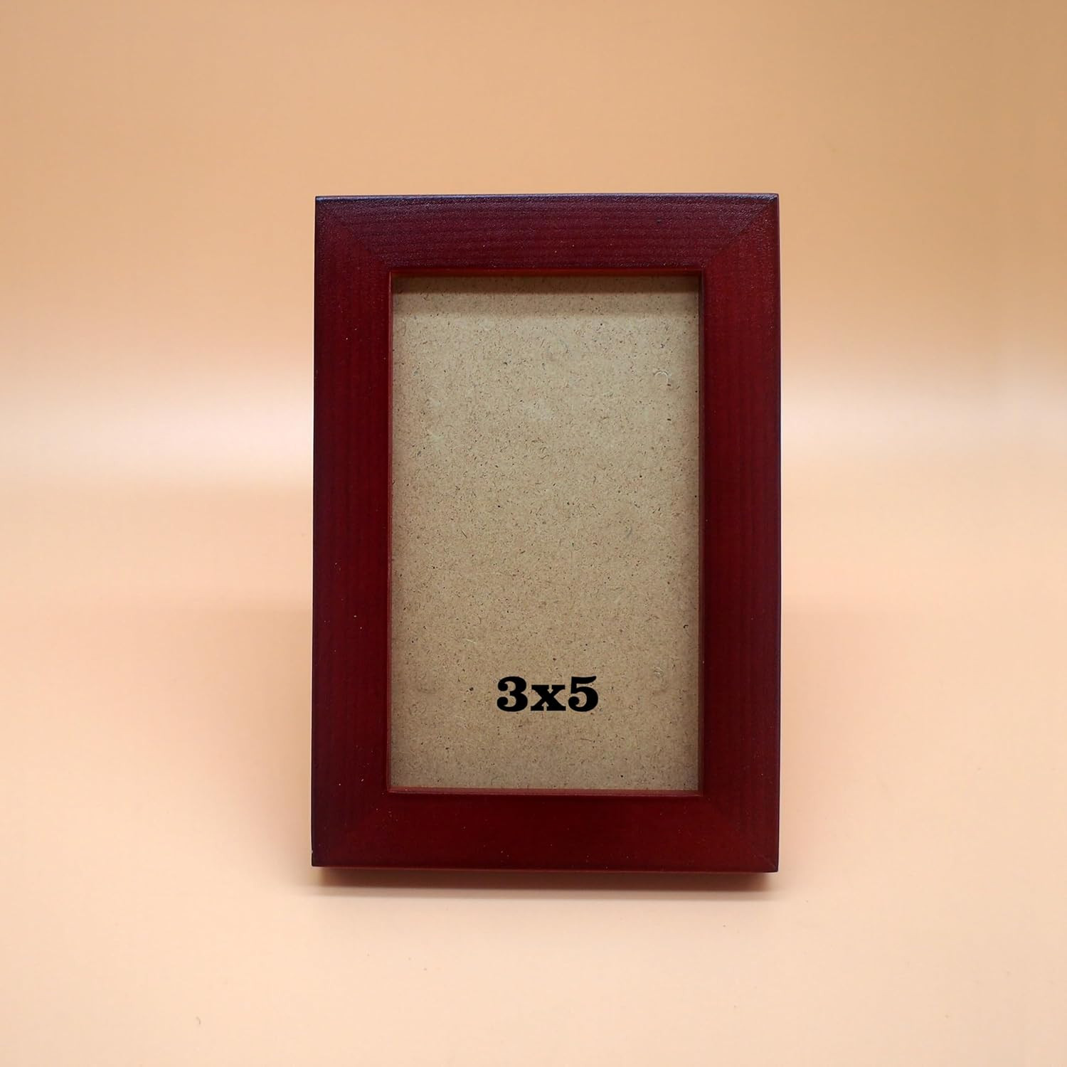 3X5 Inch Solid Wood Picture Frames Red | Acrylic Front | Back Loading Design | H gallery