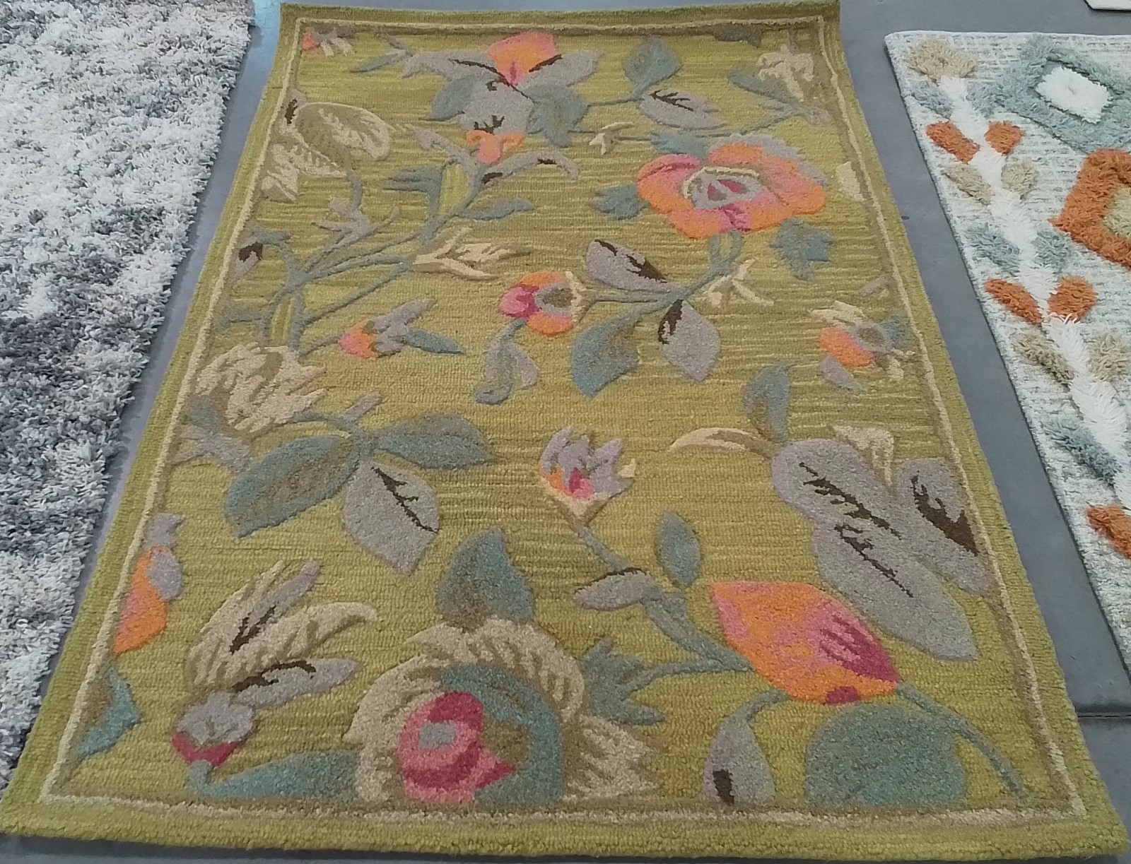 GREEN / MULTI 4'-0" x 6'-0" Flaw in Rug, Reduced Price 1172798423 BLM785A-4 gallery