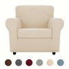 Elastic Jacquard Sofa Cover Set for 1/2/3-Seater Sofas, with Seat Cushion Covers gallery