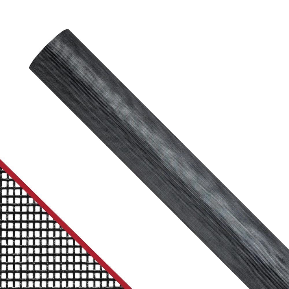 Extra Strength Window Screen Roll 48in x 25ft Heavy Duty Mesh Door Pet Resistant