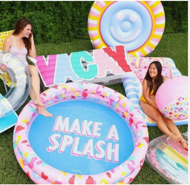 Packed Party Make A Splash, Inflatable Round Swimming Pool, 62.2x15.7 IN. gallery