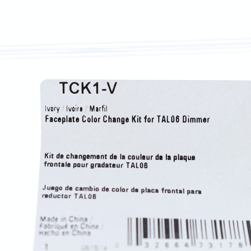 Cooper Ivory Polycarbonate Color Change Kit for TAL06P Dimmer Switch TCK1-V gallery