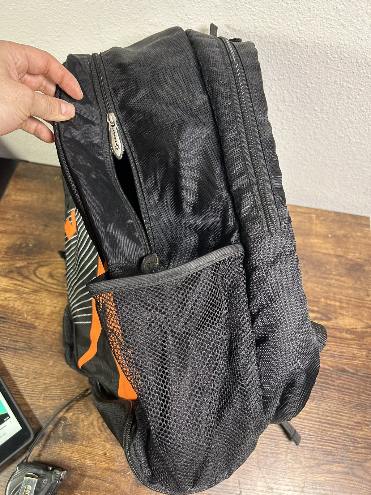 Völkl Team Arancio Backpack - Black And Orange  5