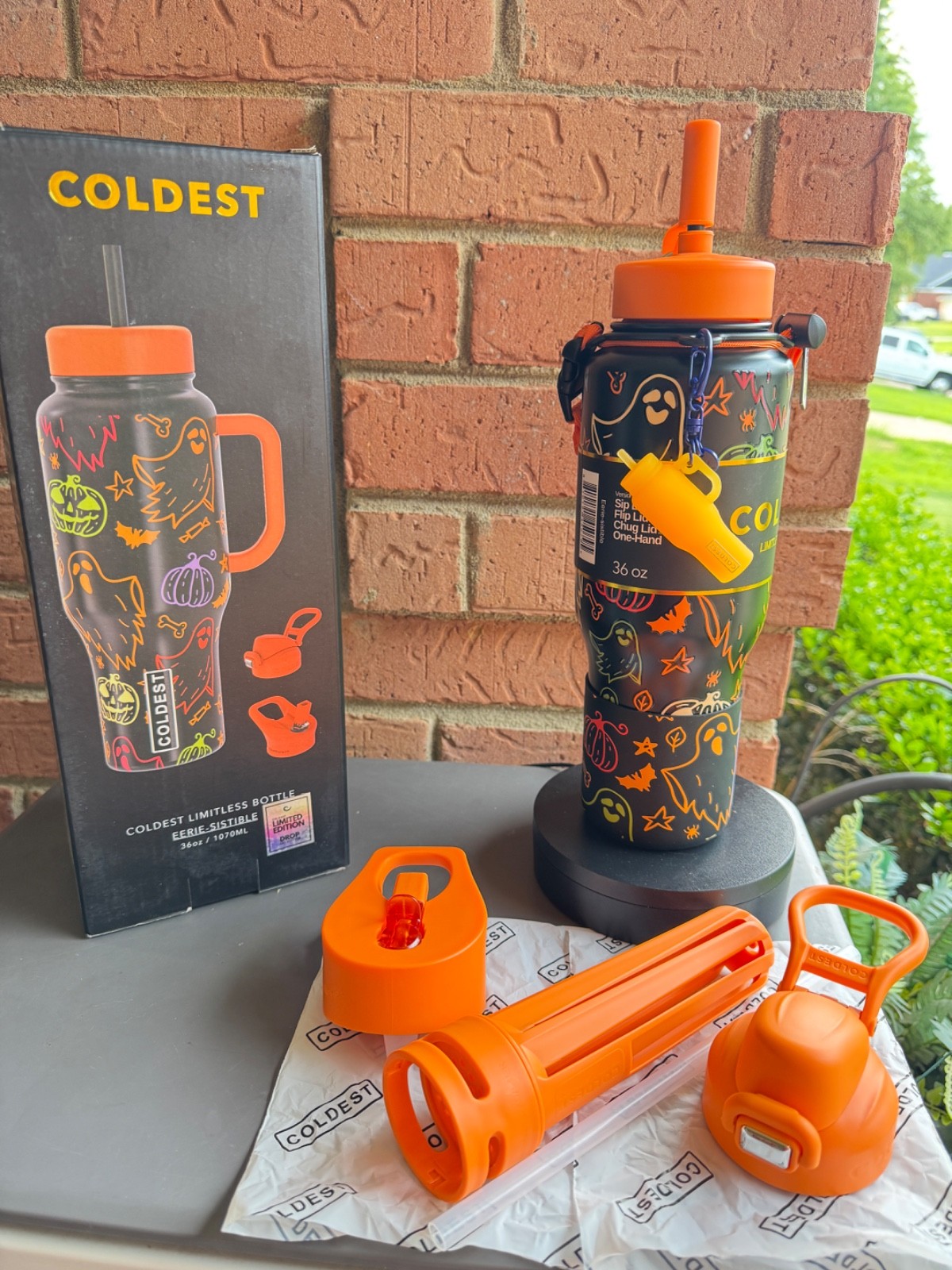 Collectible SALE Coldest 36oz Limitless GLOWIE EERIE-SISTIBLE Leak proof, NIB gallery