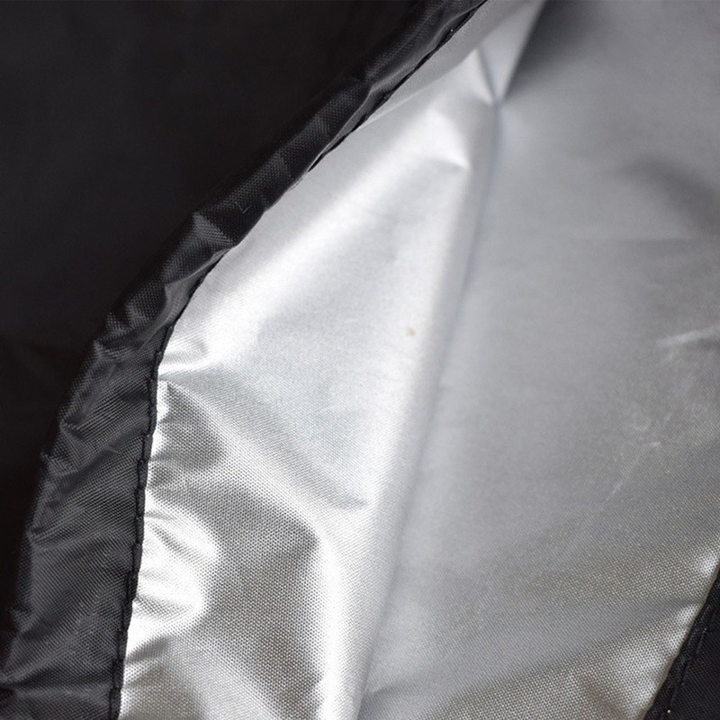 Pool Cover Silver Coated 190T Polyester Taffeta Roll Up for Outdoor Pools gallery
