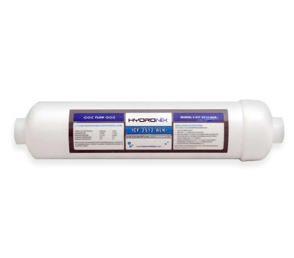 Alkaline Remineralization pH Inline Water Filter Fits Any RO, 1/4" NPT Ports gallery