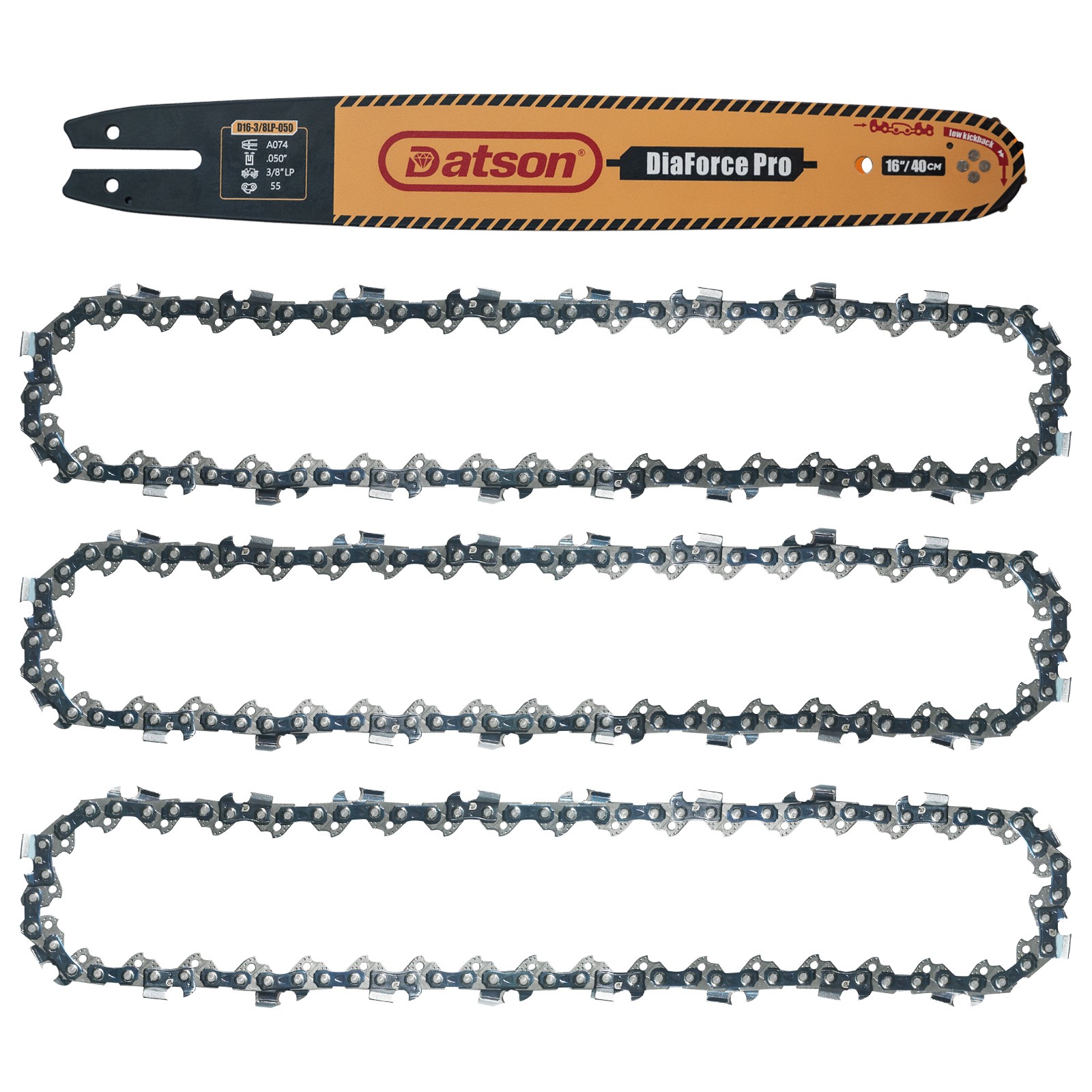 16" Chainsaw Guide Bar&Chains 55DL3/8"LP050"G For Stihl MS 230 C, MS 230 C-BE, gallery