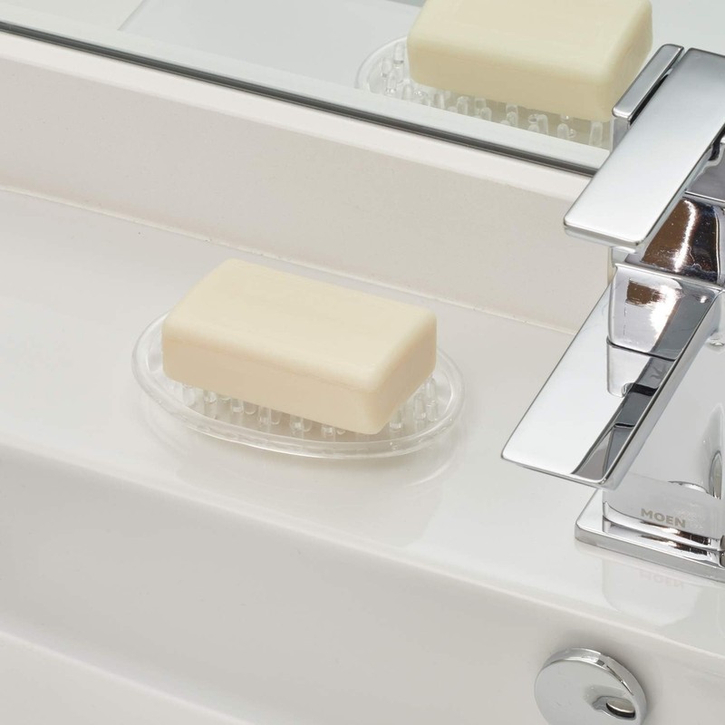 Eco-Friendly iDesign Soap Dish - Versatile Holder for Bath & Kitchen Essentials gallery