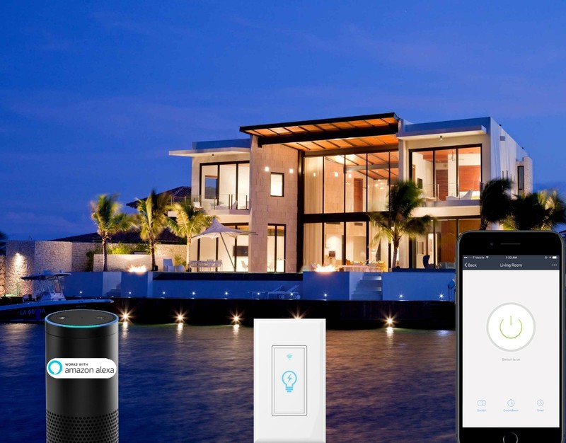 Smart Switch WIFI Light Wall Works with Alexa Google Home IFTTT smart life gallery