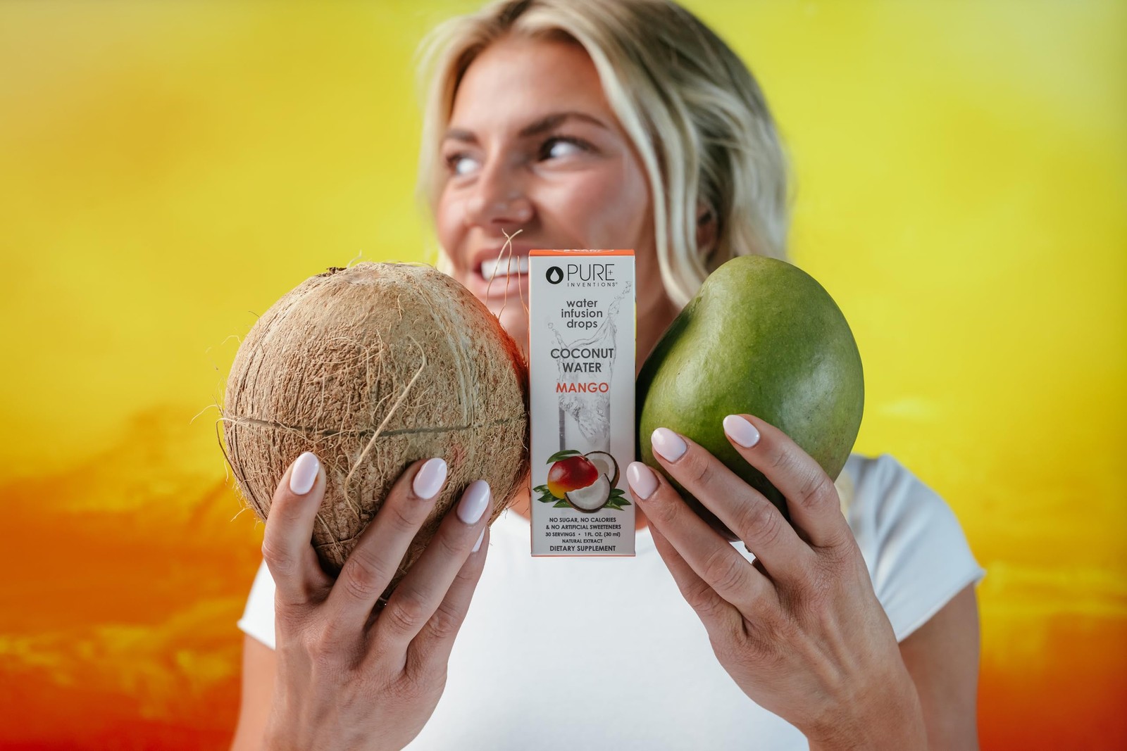 Pure Inventions - Coconut Water Infusion 1 Fl Oz (Pack of 1), Mango gallery