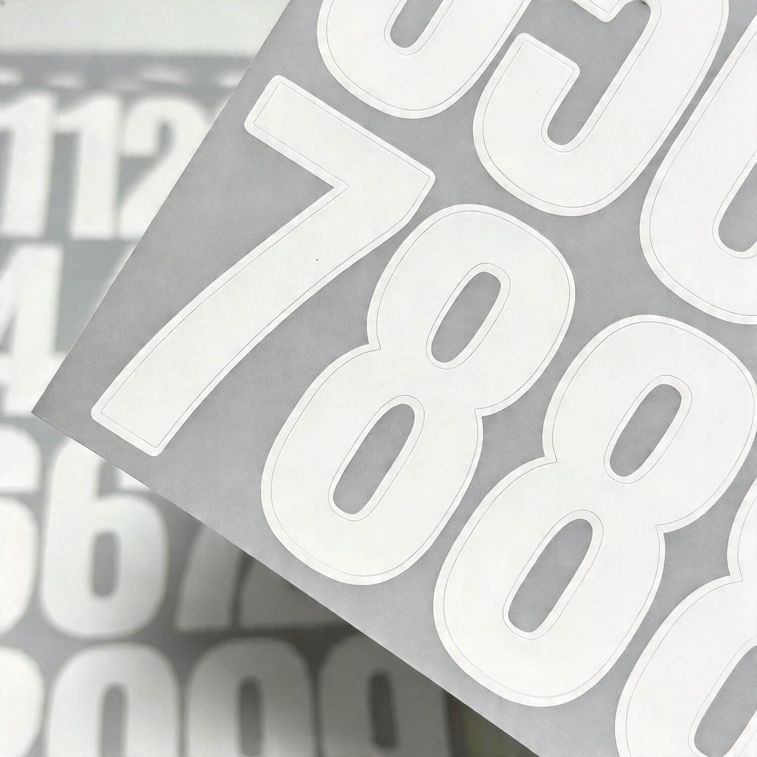 240 Pcs 2 Inch Number Stickers,8 Sheets 0-9 Self-Adhesive Vinyl Waterproof Numbe gallery