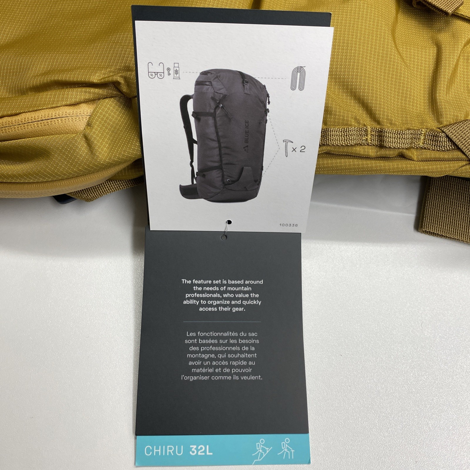 Blue Ice Chiru 32L Pack - Bronze Mist Small/Medium 4