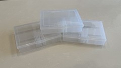 Small Plastic Storage Container – 10 Compartment, for Fishing, Beading, Etc., x1