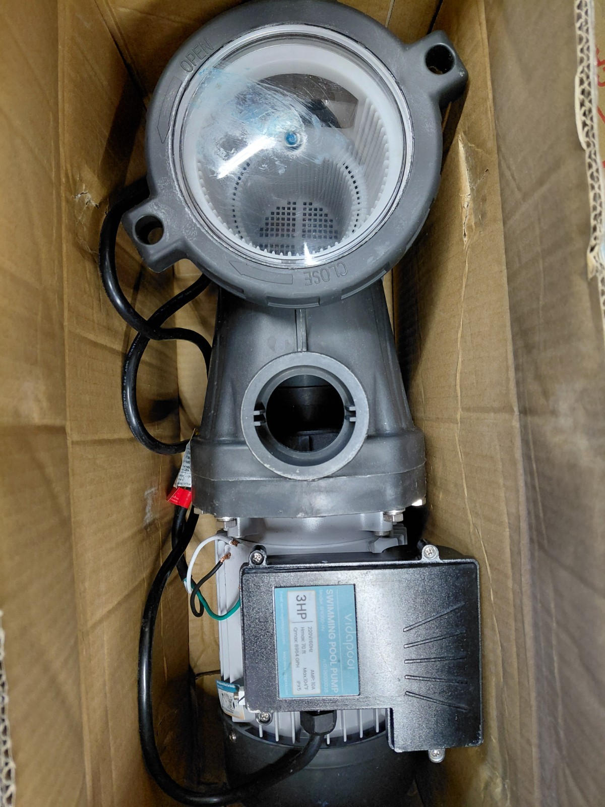 In/Above Ground Pool Pump, Self Primming High Flow (Single Speed, 3HP, 8964 GPH gallery