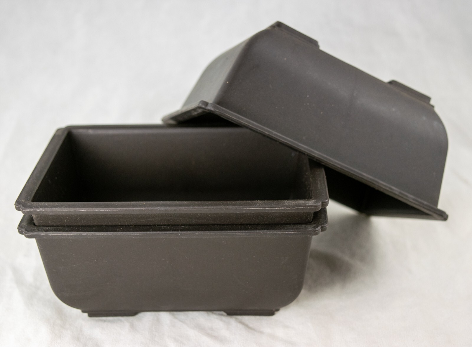 3 Rectangular Plastic Bonsai Training Pot, Succulent Planter 5.75"x 4.25"x 2.5" gallery