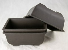 3 Rectangular Plastic Bonsai Training Pot, Succulent Planter 5.75″x 4.25″x 2.5″
