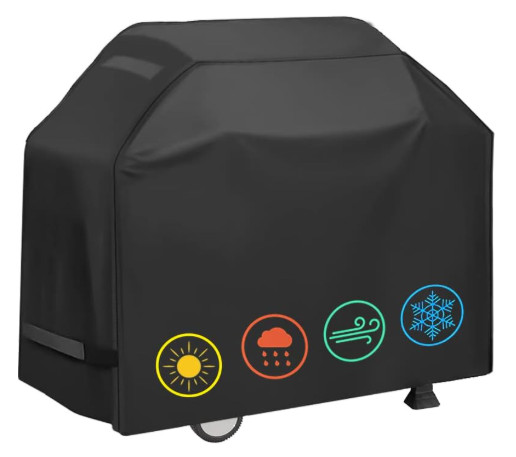 Char-Broil 3-5 Burner Rip-Stop Gas Grill Cover Heavy Duty Waterproof Resistant gallery