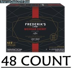 48 Count – Michigan Cherry Coffee Light Roast Keurig K Cup Frederik’s Meijer