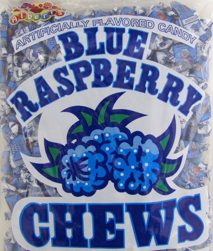 Albert's Blue Raspberry Chews 240 Count Classic Candy Bulk Candies Taffy Chewy gallery