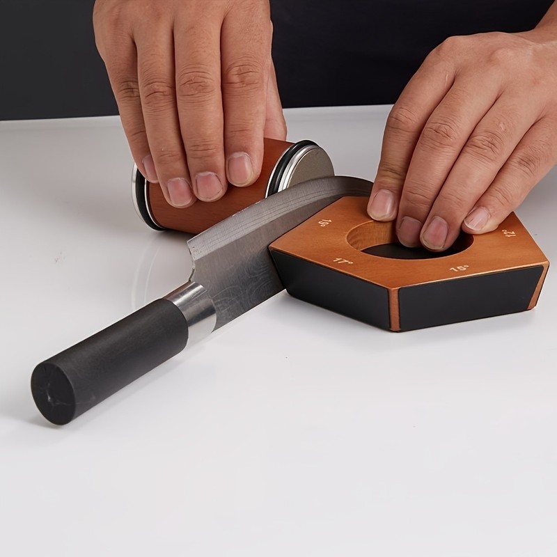 12° - 22° Multi-Angle Rolling Knife Sharpener Diamond-Coated Discs Roller gallery