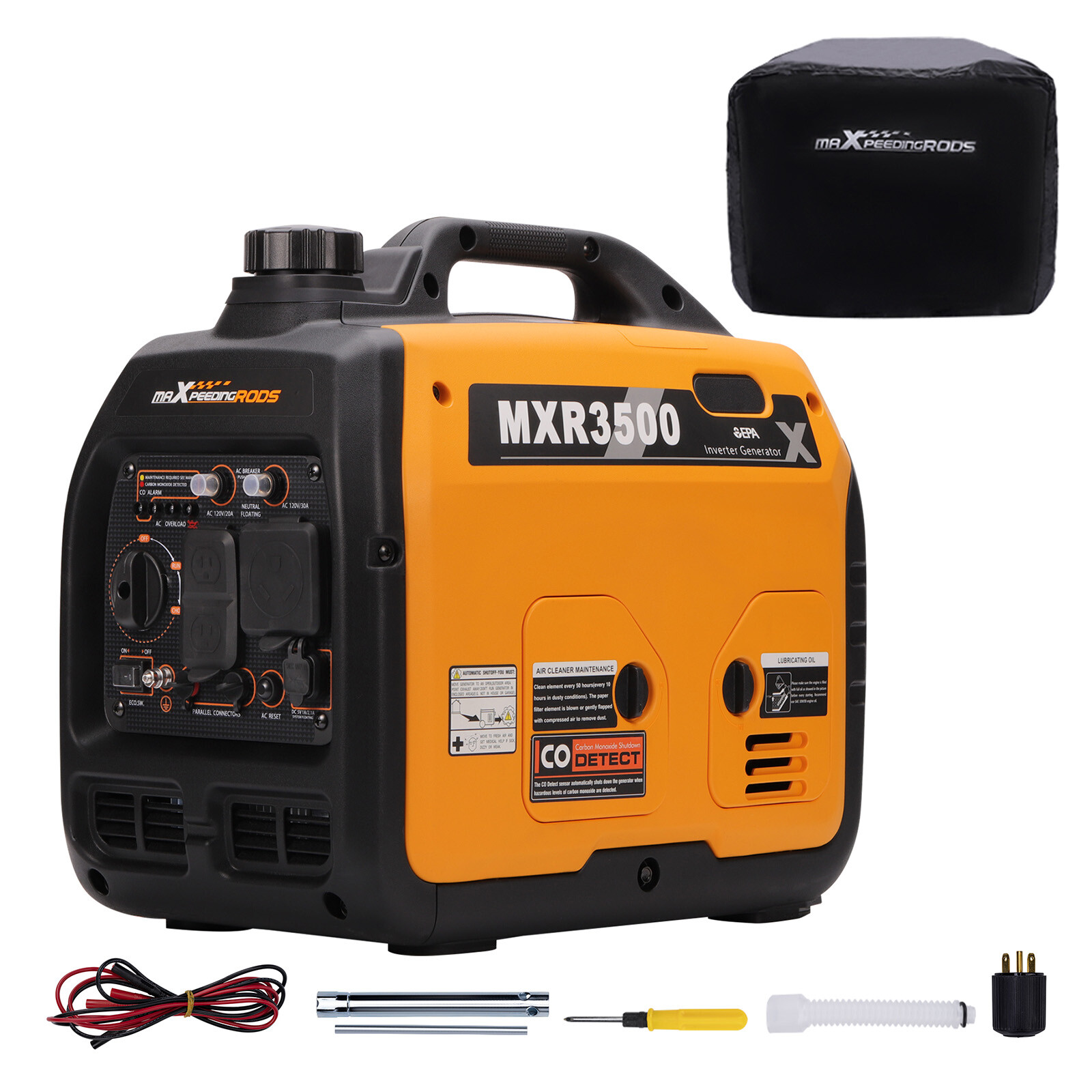 3500 Watt Portable Inverter Generator Gasoline powered Super Quiet for Travel gallery