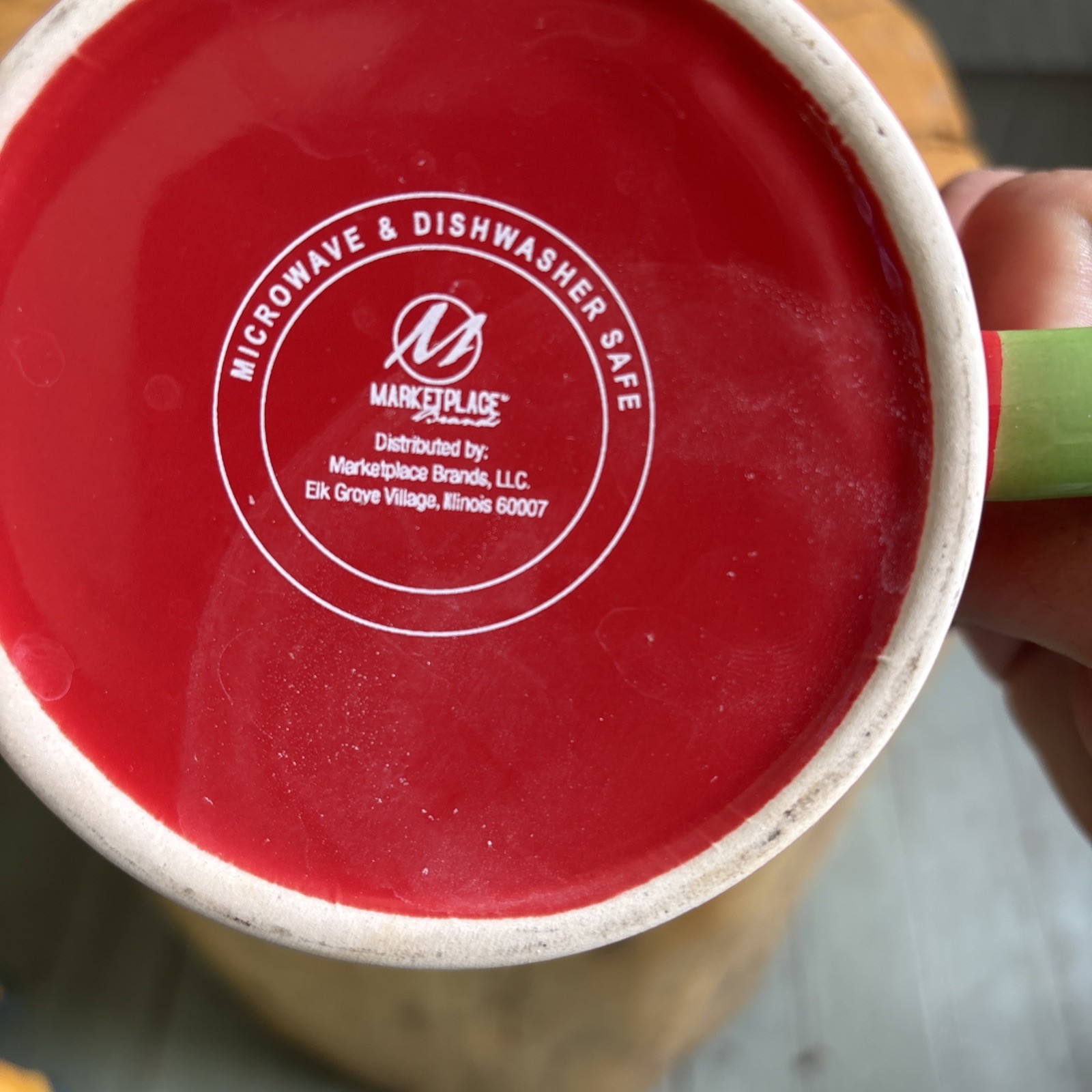 Large Coffee Mug Tea Cup Red Green Rooster "I Put Sriracha on my Sriracha" 20 oz gallery