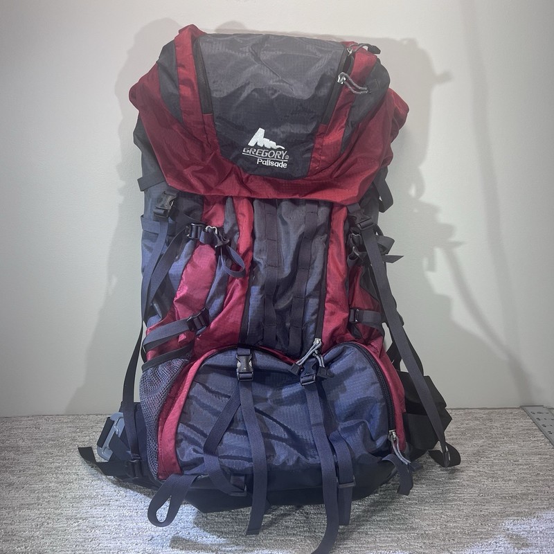 Gregory Palisade 80L Internal Frame Backpacking Backpack Sz Large Red Black 2