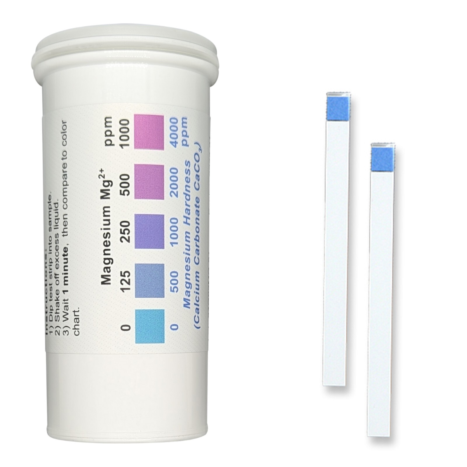 Magnesium Test Strips, 0-1000 ppm [Vial of 25 Strips] gallery