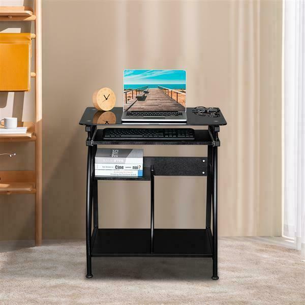 US 29" Integrated Home Office Computer Desk Laptop Home Study Workstation Table gallery