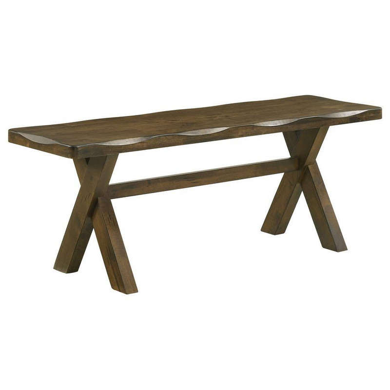 Alston Knotty Nutmeg Dining Bench gallery