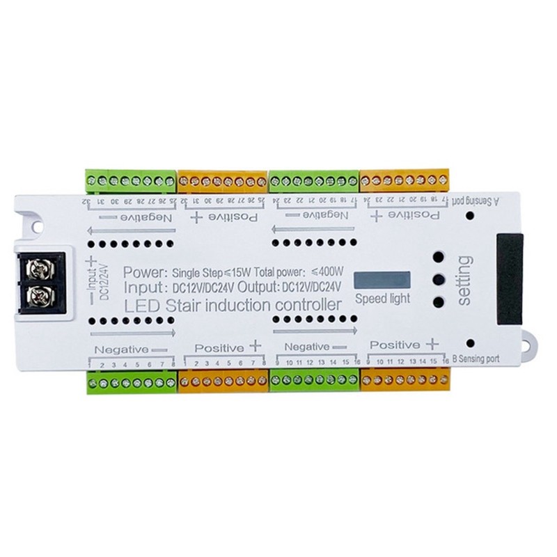 Automatic 32 Channels Stairway Lighting LED Motion Sensor Stair Light4753 gallery