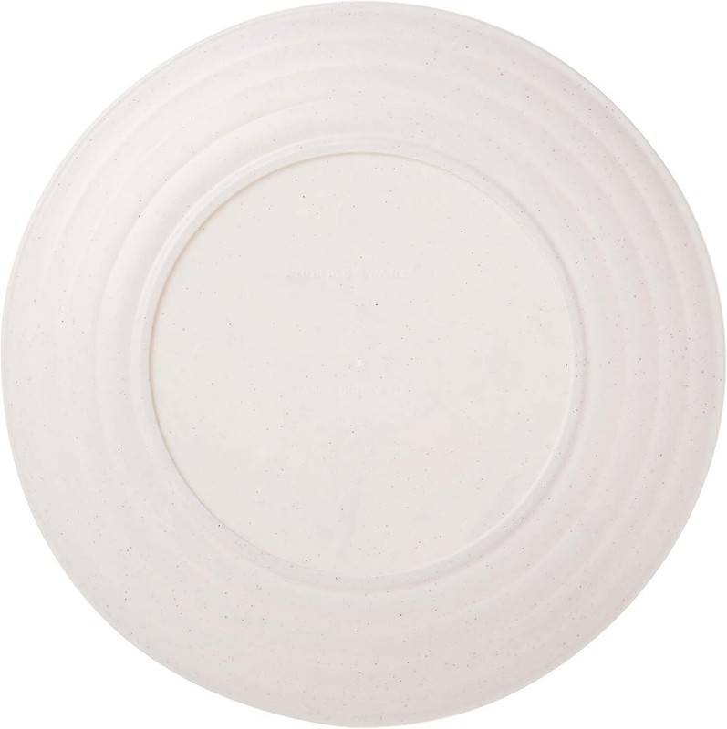 Nordic Ware Polypropylene Plates 10"L x 10"W x 0.88"H (Pack of 4), White gallery
