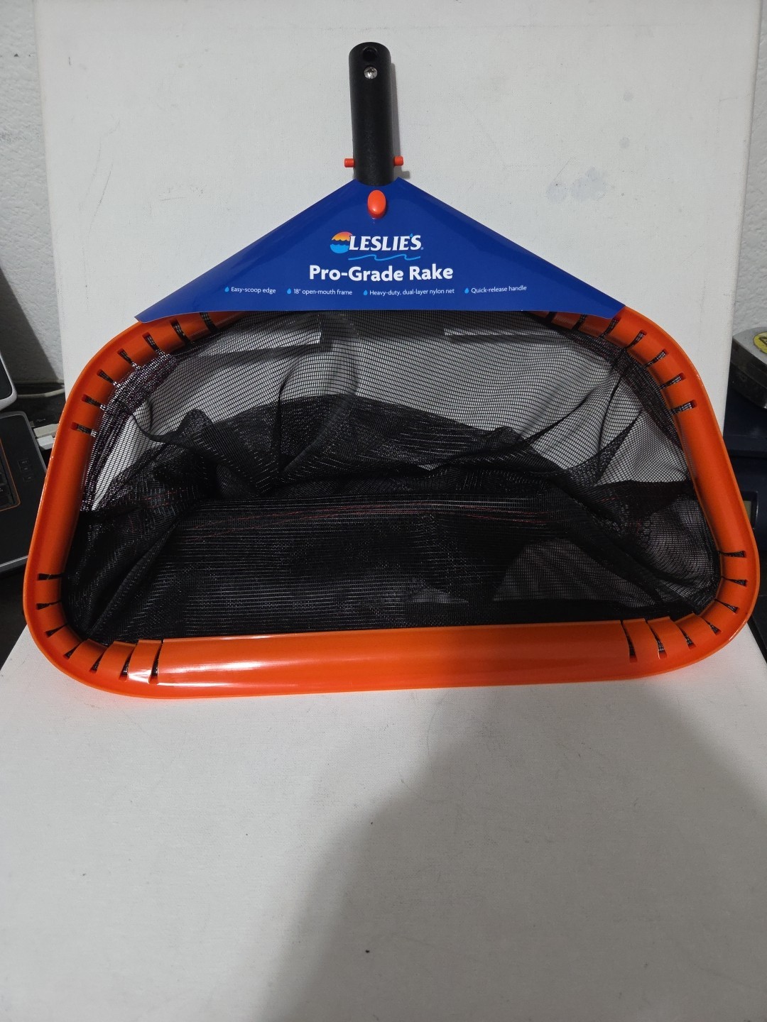 Leslies Pro Grade Rake 18 In Frame With 14 Inch Net gallery