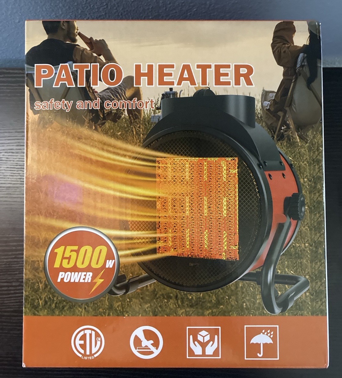 1500W Portable Electric Space Heater PTC Ceramic Fan Forced Air 120V gallery