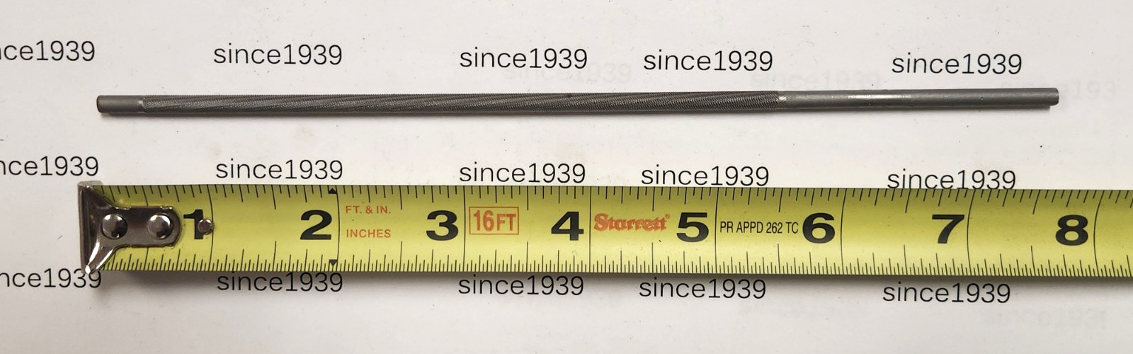 6 In x 1/8 in, Round Chain File, Simonds 73-740110 gallery