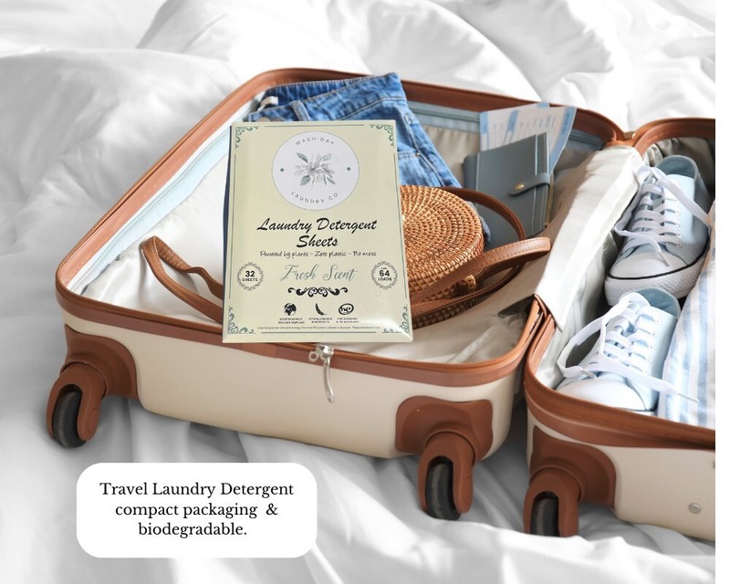 laundry detergent Sheets eco sheets 64 loads, Travel Laundry Detergent gallery
