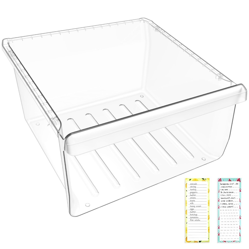Samsung DA97-08693B Refrigerator Upper Crisper Drawer Fits RS25J500DSR RS25H5000