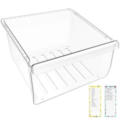 Samsung DA97-08693B Refrigerator Upper Crisper Drawer Fits RS25J500DSR RS25H5000