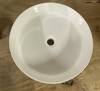 Signature Hardware SHV100WH Hibiscus 16" Fireclay Vessel Bathroom Sink, White gallery