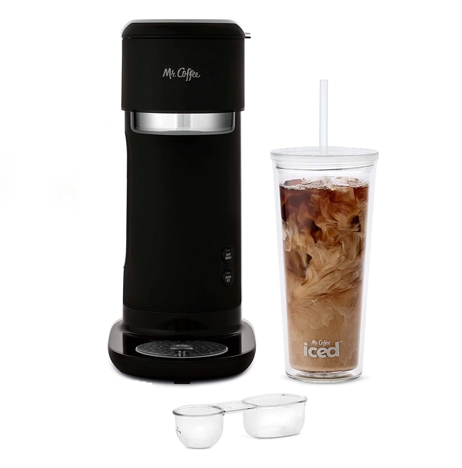 Mr. Coffee Iced and Hot Coffee Maker with 22-Ounce Tumbler - Black gallery