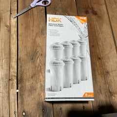 HDX/ Brita Water Pitcher Replacement Water Filter Cartridges BPA Free 8-Pack