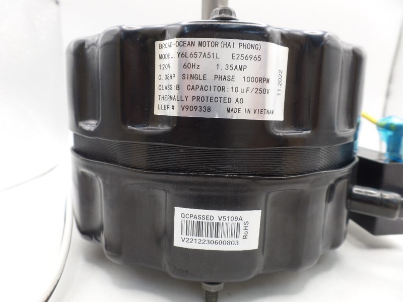 MASTER FLOW PVM105 REPLACEMENT POWER VENT MOTOR EGV5/ERV4/ERV5/PR-1/PR-2/PG1/PG2 gallery