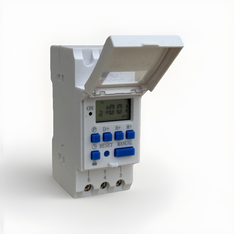 Digital LCD Programmable Weekly Timer 220V 30A Time Relay Switch Din Rail Mount gallery