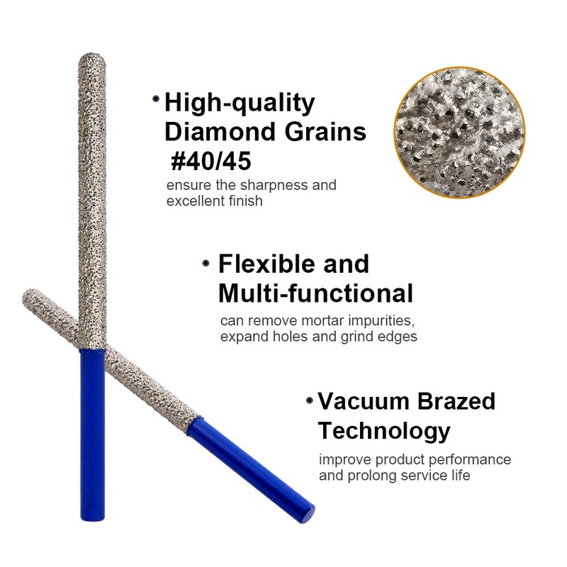 Diamond Mortar Raking Bit Coarse Raking Brick Stone Removal How Saw 7.2/8mm 2pcs gallery